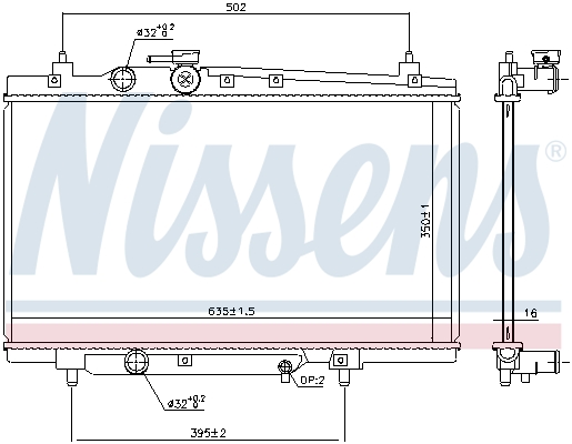 Nissens Radiateur 606668
