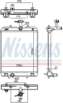 Nissens Radiateur 606697