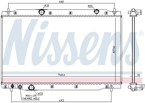 Nissens Radiateur 606699