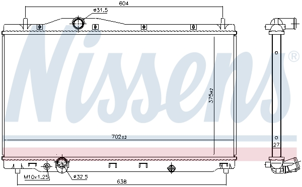 Nissens Radiateur 606701
