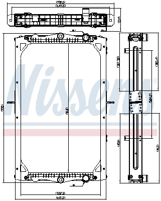 Radiateur Nissens 606777