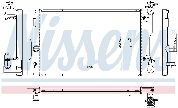 Nissens Radiateur 606788