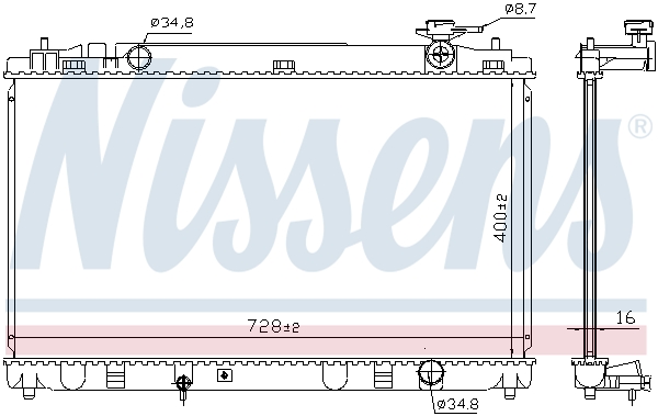 Nissens Radiateur 606836