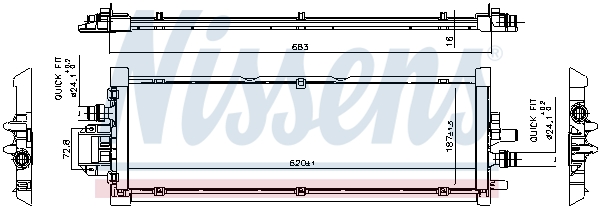 Radiateur Nissens 606906