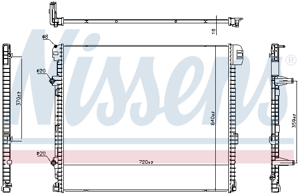 Nissens Radiateur 606979