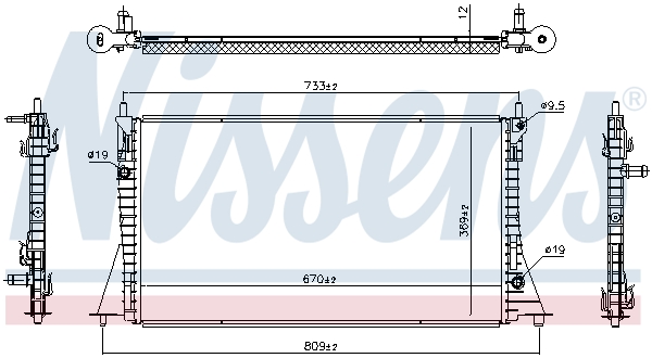 Radiateur Nissens 607224