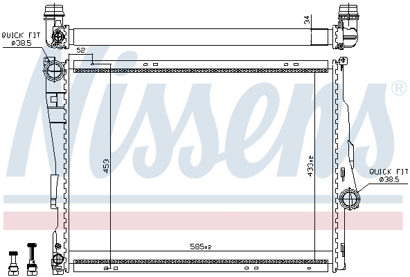 Nissens Radiateur 60782