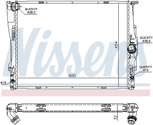 Nissens Radiateur 60786A