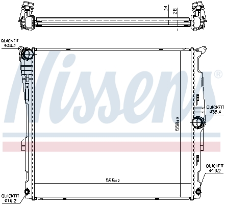 Nissens Radiateur 60811