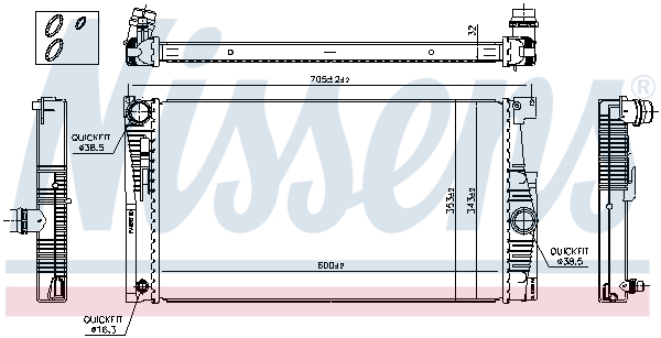 Nissens Radiateur 60842