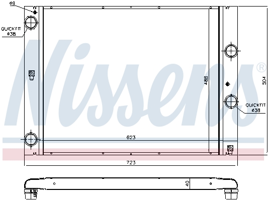 Nissens Radiateur 60847