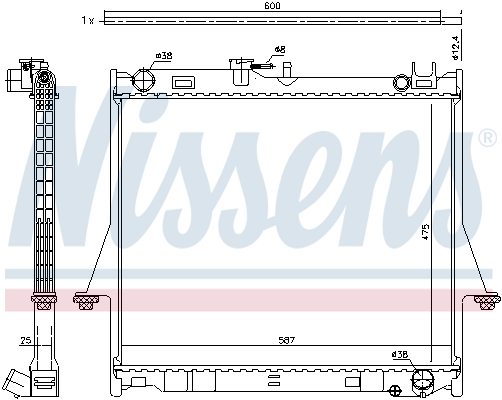 Nissens Radiateur 60856