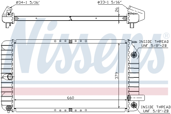 Radiateur Nissens 609191