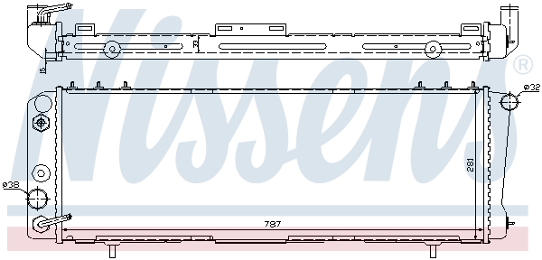 Radiateur Nissens 60986