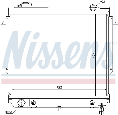 Radiateur Nissens 60987