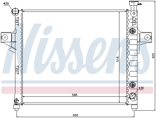Nissens Radiateur 61023