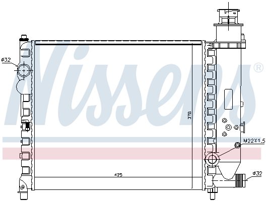 Nissens Radiateur 61150