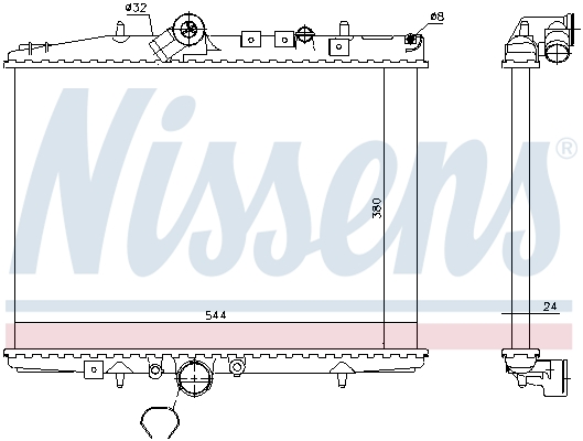 Nissens Radiateur 61294A
