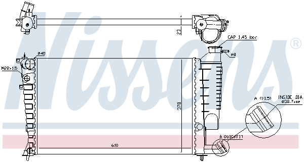 Nissens Radiateur 61313A
