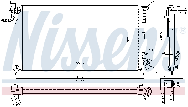 Nissens Radiateur 61315