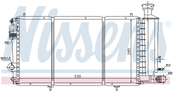 Nissens Radiateur 61357