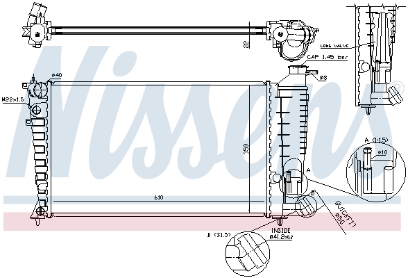 Nissens Radiateur 61379