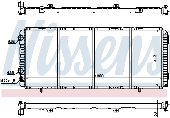 Nissens Radiateur 61393