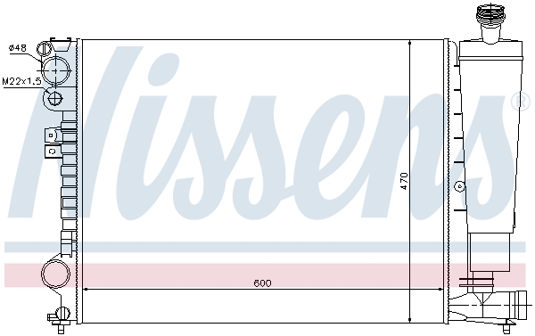 Nissens Radiateur 61396