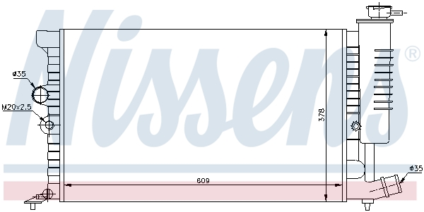 Nissens Radiateur 61399A