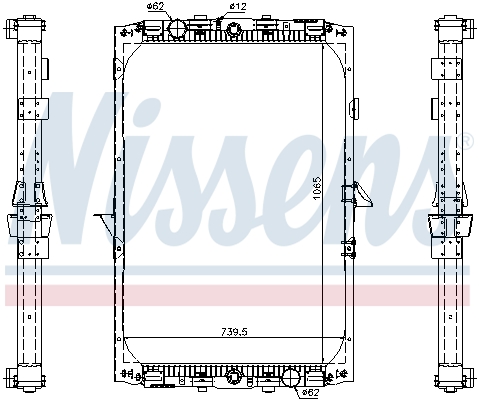 Radiateur Nissens 61417A