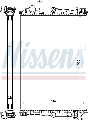 Radiateur Nissens 614270