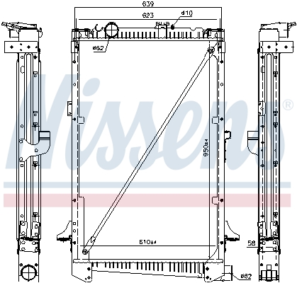 Radiateur Nissens 61442A