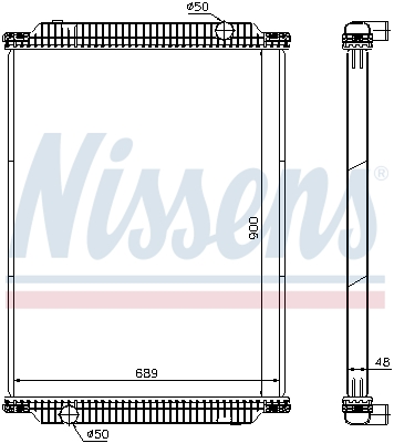 Radiateur Nissens 61448