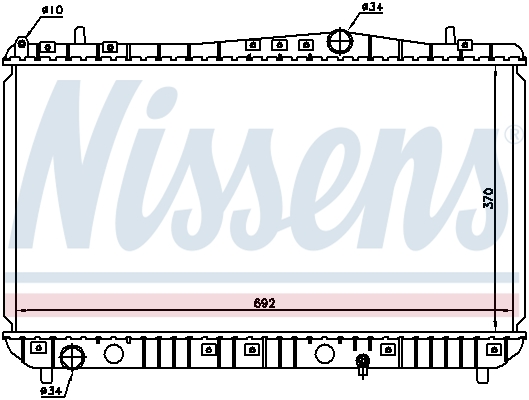 Nissens Radiateur 61664