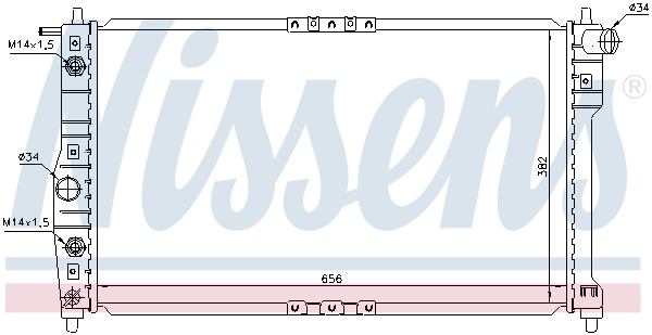 Nissens Radiateur 616671