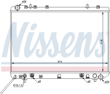 Nissens Radiateur 61669