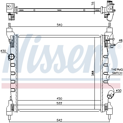 Nissens Radiateur 61689