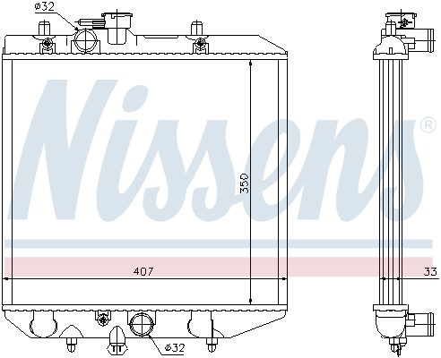 Radiateur Nissens 61749