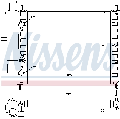 Nissens Radiateur 61779