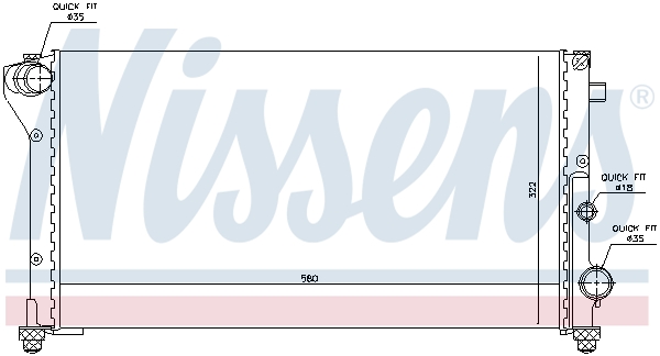Nissens Radiateur 617846