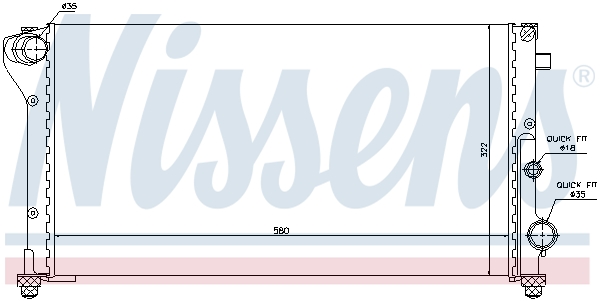Nissens Radiateur 617847