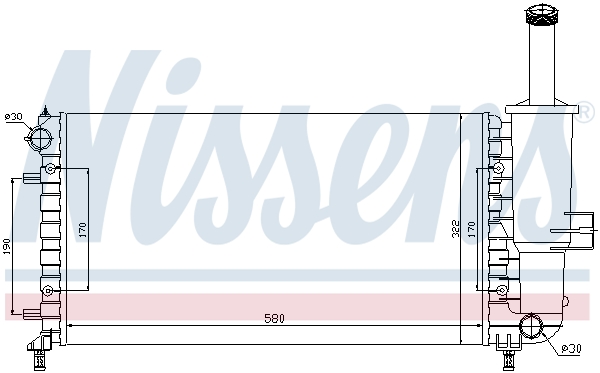 Nissens Radiateur 617858