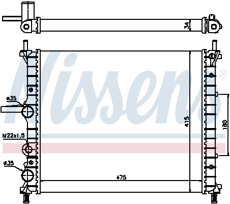 Nissens Radiateur 61786
