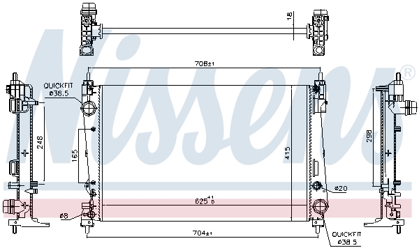 Nissens Radiateur 617864