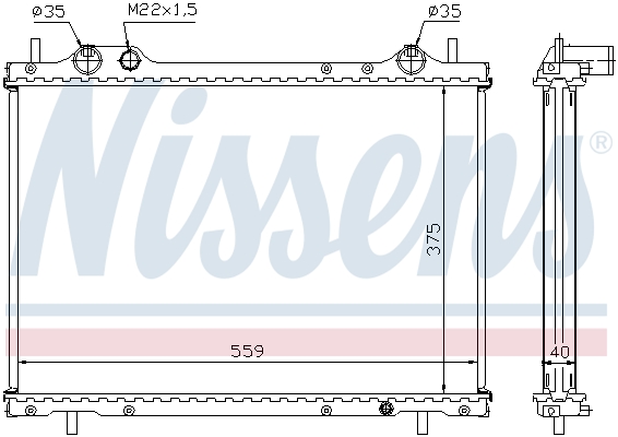 Nissens Radiateur 61792A