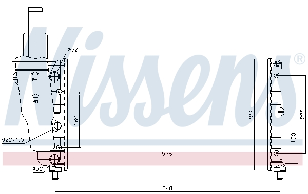 Nissens Radiateur 61799