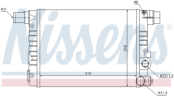 Nissens Radiateur 61805