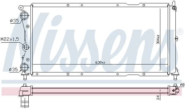 Nissens Radiateur 618121