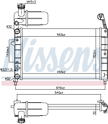 Nissens Radiateur 61844