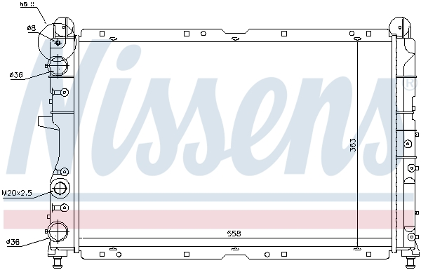 Nissens Radiateur 61847
